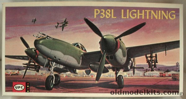 UPC 1/72 Lockheed P-38L or P-38J Lighting - USAF 'Virginia Marie/Margaret' or Nationalist Chinese (Taiwan) (Ex-Frog) - Bagged, 5051 plastic model kit